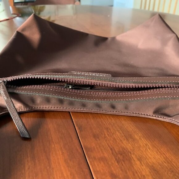 Longchamp Neo Cross Body shoulder bag in rich chocolate brown - Picture 2 of 5